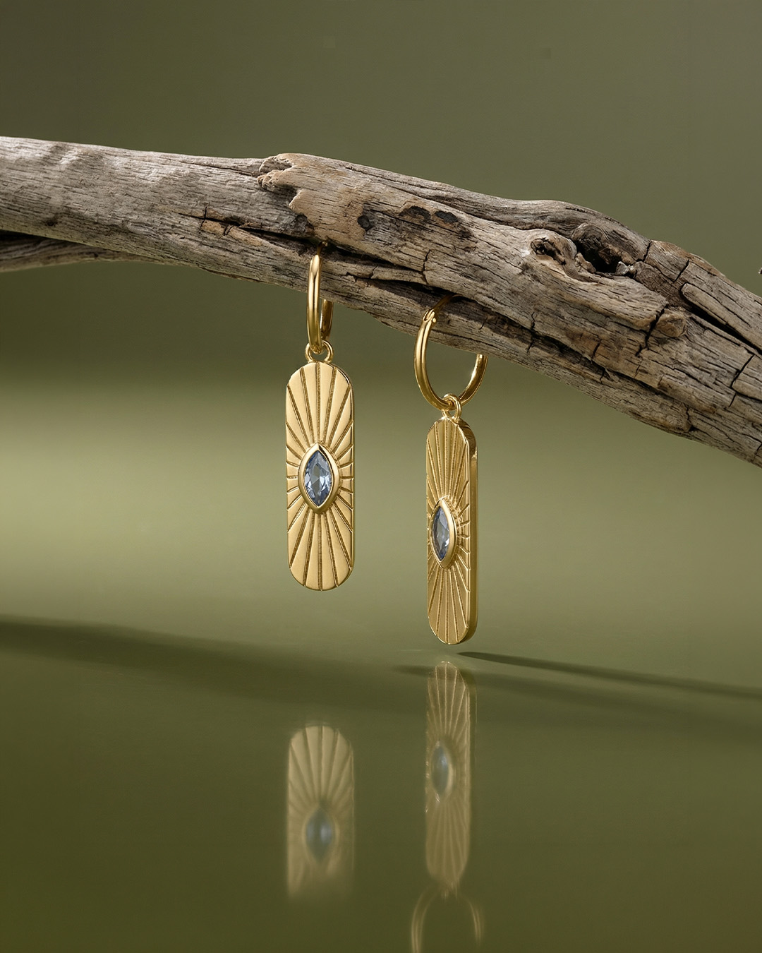 Boucles d'oreilles femme plaqué or - Bijouterie Hypnotic