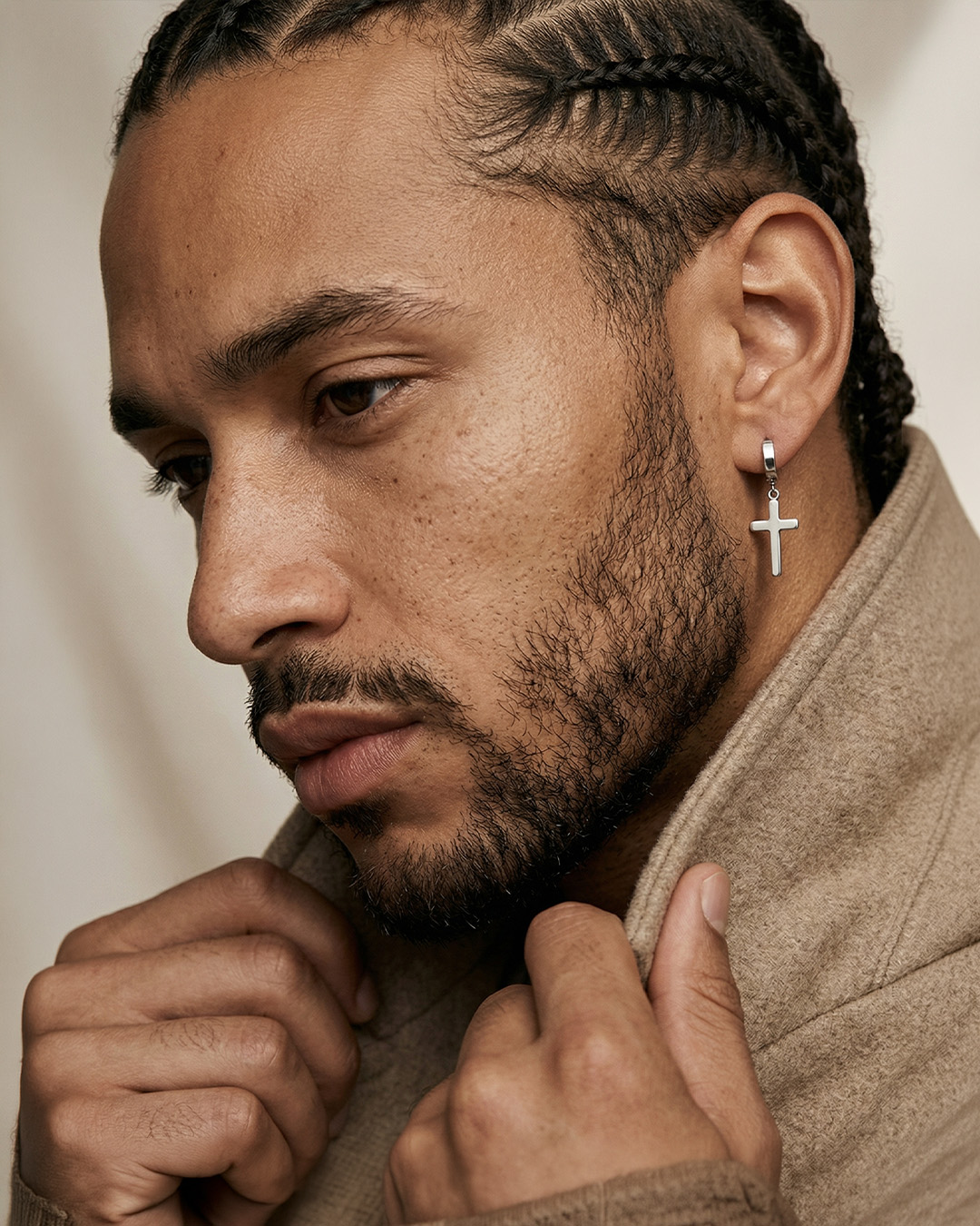 Boucles d'oreilles homme acier inoxydable - Bijouterie Hypnotic