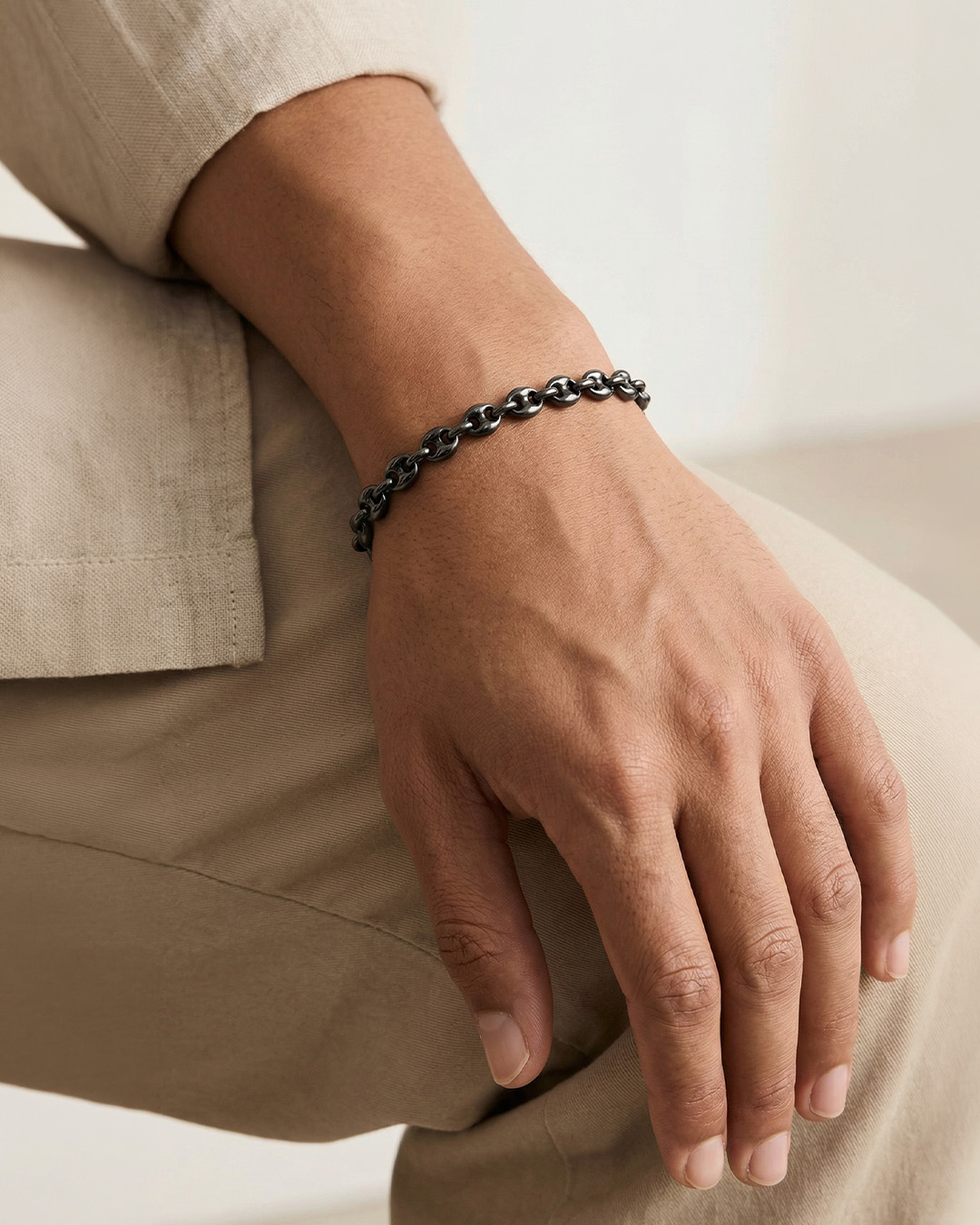 Bracelet homme acier inoxydable - Bijouterie Hypnotic